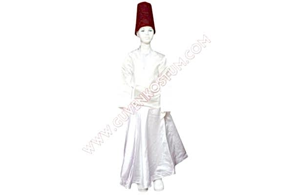Semazen Kostümü Beyaz